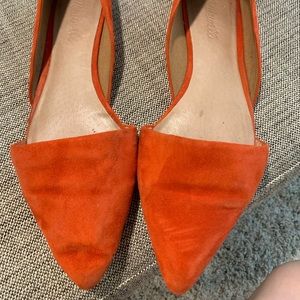 Red Madewell flats